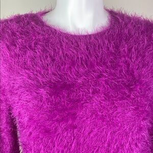 F&F Fuzzy Magenta Sweater